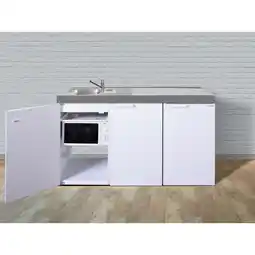 Netto Marken-Discount Stengel Küchen Kitchenline MKM 150 weiß - ohne Kochfeld rechts, Becken links Angebot