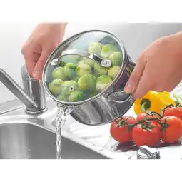 Netto Marken-Discount Fleischtopf 20 cm mit Ausguss Edelstahl Angebot