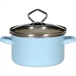 Netto Marken-Discount Emaille-Fleischtopf mit Glasdeckel SYLT 16 cm Angebot