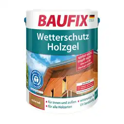 Netto Marken-Discount BAUFIX Wetterschutz-Holzgel tannengrün, 5 Liter Angebot