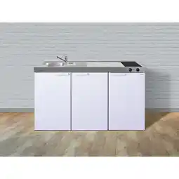 Netto Marken-Discount Stengel Küchen Kitchenline MK 150 weiß - Glaskeramikkochfeld rechts Angebot