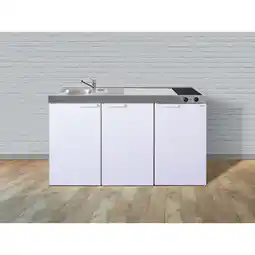 Netto Marken-Discount Stengel Küchen Kitchenline MK 150 weiß - Glaskeramikkochfeld rechts Angebot