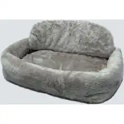 Netto Marken-Discount Tiersofa de Luxe mit Kissen Gr. 2 grau Angebot