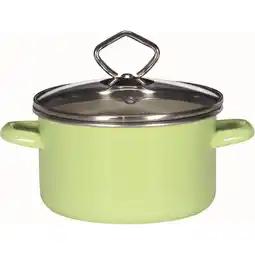 Netto Marken-Discount Emaille-Fleischtopf mit Glasdeckel JUIST, 24 cm Angebot