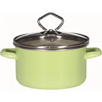 Netto Marken-Discount Emaille-Fleischtopf mit Glasdeckel JUIST, 24 cm Angebot