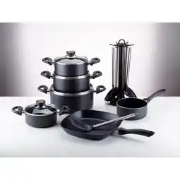 Netto Marken-Discount Aluguss-Topfset 17tlg. schwarz Angebot