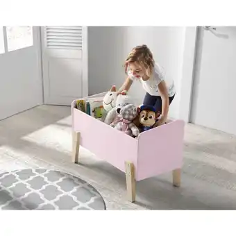 Netto Marken-Discount Vipack Spielkiste Kiddy mit 3 Fächern - Rosa Angebot