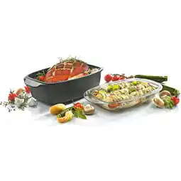 Netto Marken-Discount Aluguss-Universalbräter LEIPZIG mit Glasdeckel 33x21 cm Angebot