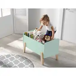 Netto Marken-Discount Vipack Spielkiste Kiddy mit 3 Fächern - Mintgrün Angebot