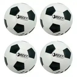 Netto Marken-Discount Fußball Superstar Classic , schwarz/weiß, 4 Stück Angebot