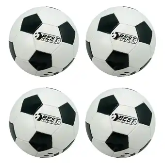Netto Marken-Discount Fußball Superstar Classic , schwarz/weiß, 4 Stück Angebot