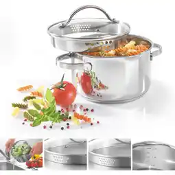Netto Marken-Discount Fleischtopf 24 cm mit Ausguss Edelstahl Angebot