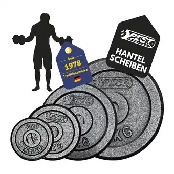 Netto Marken-Discount Hantelscheiben, 2 x 2,5 kg Angebot