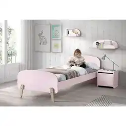 Netto Marken-Discount Vipack Einzelbett Kiddy 90x200 cm - Rosa Angebot