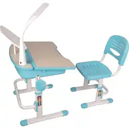 Netto Marken-Discount Vipack Comfortline Kinderschreibtisch 301 inkl. Stuhl, blau höhenverstellbar Angebot