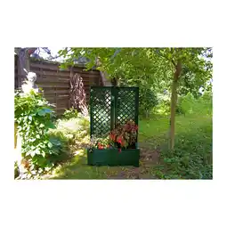 Netto Marken-Discount KHW Pflanzkasten mit Spalier 43 cm - 2er-Set, grün Angebot