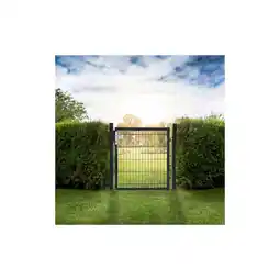 Netto Marken-Discount HOME DELUXE Doppelstabmatten Gartentor PORTARIUS anthrazit 0,8m Angebot