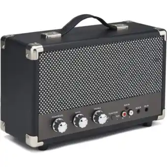 Netto Marken-Discount GPO nostalgischer Bluetooth Lautsprecher - schwarz Angebot