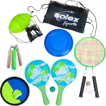 Netto Marken-Discount Solex Sports 6-in-1-Strandspiele-Set Angebot