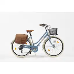 Netto Marken-Discount Via Veneto Cityfahrrad 28 Zoll 605 Aluminium Lady blau Angebot