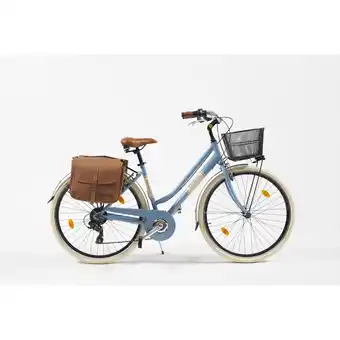 Netto Marken-Discount Via Veneto Cityfahrrad 28 Zoll 605 Aluminium Lady blau Angebot