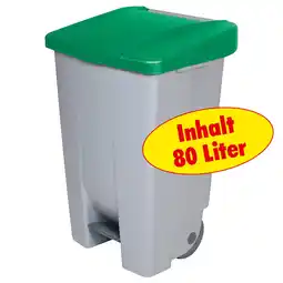 Netto Marken-Discount BRB Tret-Abfalleimer 80 Liter, grün Angebot
