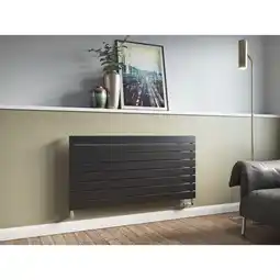 Netto Marken-Discount Ximax P1 Horizontale Paneelprofile Designheizkörper B 100 x H 59,5 x T 6,5 cm anthrazit Angebot