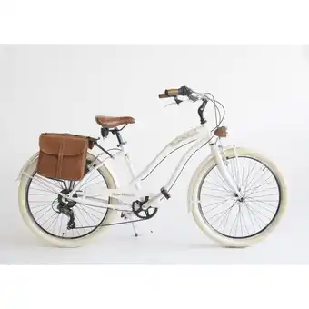 Netto Marken-Discount Via Veneto Cruiser 26 Zoll SUN ON THE BEACH Lady weiß Angebot