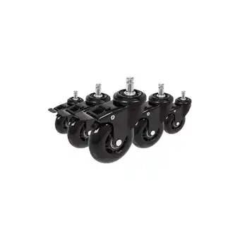 Netto Marken-Discount hjh OFFICE Stuhlrollen 5x ROLO SKATE S 11mm/75mm 100 % Polyurethan Angebot