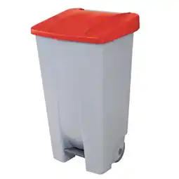 Netto Marken-Discount BRB Tret-Abfalleimer 120 Liter, rot Angebot