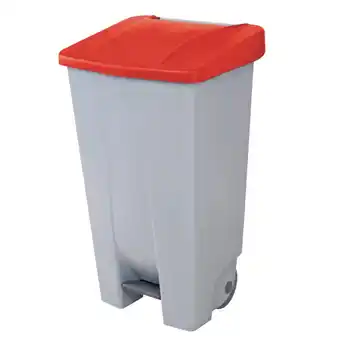 Netto Marken-Discount BRB Tret-Abfalleimer 120 Liter, rot Angebot