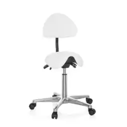 Netto Marken-Discount hjh OFFICE Sattelhocker TOP WORK 20 Kunstleder ohne Armlehnen Angebot