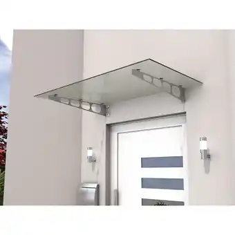 Netto Marken-Discount Gutta HD/LT 140 Edelstahl-Vordach mit 8 mm Verbund-Sicherheitsglas Angebot