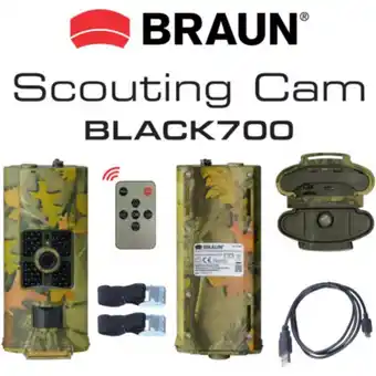 Netto Marken-Discount BRAUN Scouting Cam Black700 Angebot