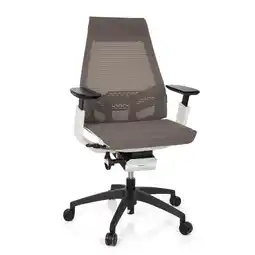 Netto Marken-Discount hjh OFFICE Profi Bürostuhl GENIDIA SMART WHITE Netzstoff mit Armlehnen Angebot