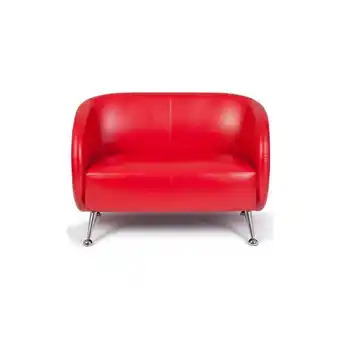 Netto Marken-Discount hjh OFFICE Lounge Sofa ST. LUCIA Kunstleder mit Armlehnen Angebot