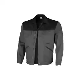 Netto Marken-Discount QUALITEX HIGH QUALITY WORKWEAR Bundjacke image mittelgrau/schwarz Herren: 102 Angebot