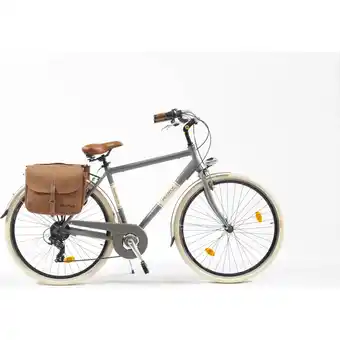 Netto Marken-Discount Via Veneto Cityfahrrad 28 Zoll 605 Aluminium Man Grau Angebot