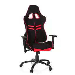 Netto Marken-Discount hjh OFFICE Gamingstuhl LEAGUE PRO I Stoff mit Armlehnen (höhenverstellbar) Angebot