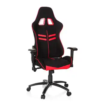 Netto Marken-Discount hjh OFFICE Gamingstuhl LEAGUE PRO I Stoff mit Armlehnen (höhenverstellbar) Angebot
