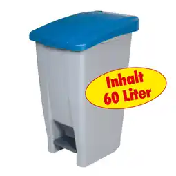 Netto Marken-Discount BRB Tret-Abfalleimer 60 Liter, blau Angebot