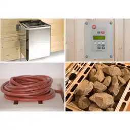 Netto Marken-Discount weka Saunaofen-Set BioS 4,5 KW mit Ofenanschlußkabel Angebot
