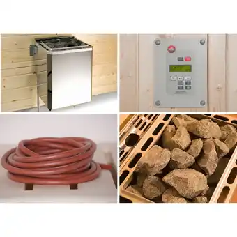 Netto Marken-Discount weka Saunaofen-Set BioS 4,5 KW mit Ofenanschlußkabel Angebot
