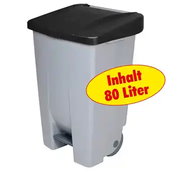 Netto Marken-Discount BRB Tret-Abfalleimer 80 Liter, schwarz Angebot