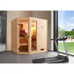 Netto Marken-Discount Weka Eck-Sauna Valida 1 mit Zusatzfenster, 189 x 203,5 x 139 cm Angebot
