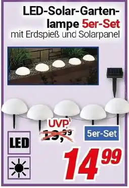 CENTERSHOP LED-Solar-Gartenlampe Angebot