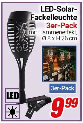CENTERSHOP LED-Solar Fackelleuchte Angebot