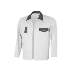 Netto Marken-Discount QUALITEX HIGH QUALITY WORKWEAR Arbeitsjacke basic 2-farbig weiss/grau Herren: 98 Angebot