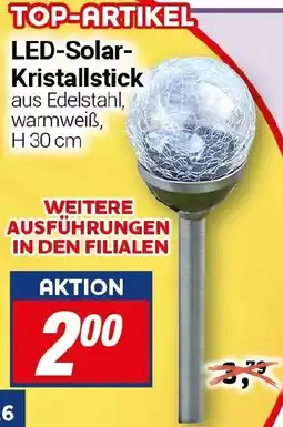 CENTERSHOP LED-Solar Kristallstick Angebot