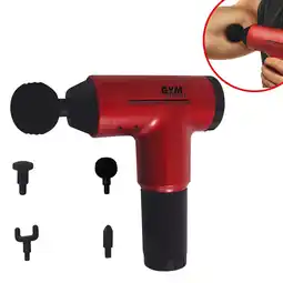 Netto Marken-Discount Gymform Massagepistole Massage Gun mit 4 Massageköpfen Percussion Massager Angebot